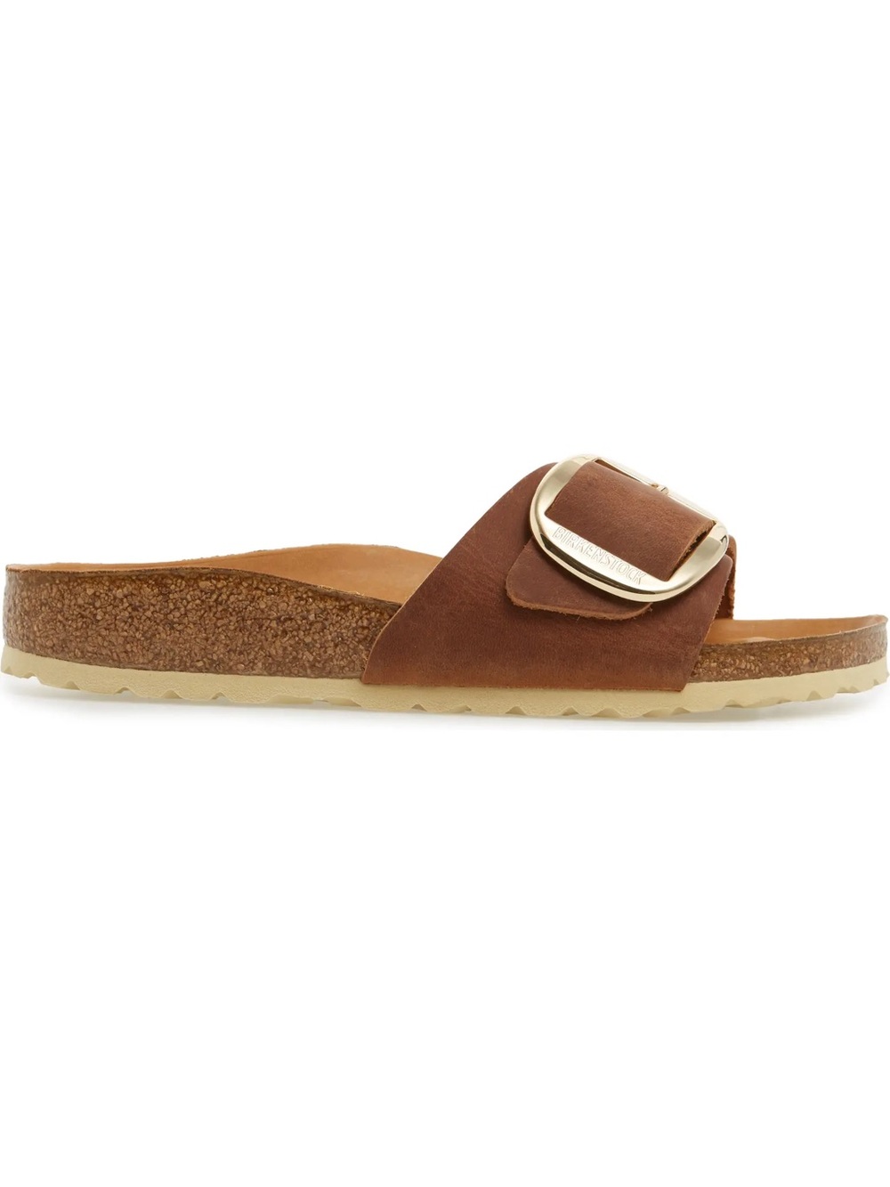 Birkenstock Madrid Sandal in Brown with Gold Buckle Size 36 - great condition - Picture 5 of 7